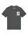 Watapparel Shirt ‘König der Herzen’  antraciet / wit