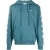 Gebroken witte kettingpijlontwerp, slim-fit eendgroene hoodie