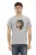 Grijze Skull T-shirt Korte Mouwen