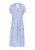 FELIPA Blousejurk ‘Classic Look’  blauw / wit