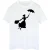 Li-cense Disney dames mary poppins vliegend silhouet katoenen t-shirt