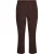 Zizzi Plus Size straight leg broek – donkerbruin