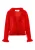 aleva Gebreid vest  rood