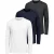 Kruze | T-shirts met lange mouwen voor heren – 3-pack
