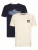 Petrol Industries Shirt  navy / royal blue/koningsblauw / zwart / offwhite