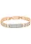 faina Armband  rose-goud / zilver / transparant