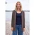 Lang vest met losse pasvorm