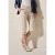 Cecil Dames Papertouch broek in Beige