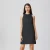 Mouwloze tweed korte trapezejurk