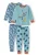 MINOTI Nachtkledij  turquoise / duifblauw / donkerblauw / wit