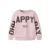 NAME IT MINI sweater met tekst – lichtroze