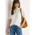 Cecil Dames Hoodie shirt in effen kleur in Wit