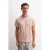 Gestreepte Geborduurde Rondhals T-shirt
