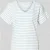 s.Oliver – female – Gestreept tricot T-shirt met V-hals