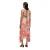 Jurk met jacquardprint en puntige zoom voor dames Superdry