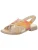 THINK! Sandalen met riem  beige / citroen / oranje / lichtroze