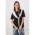 TRENDYOLMİLLA Dames Zwart Effen Kort Oversized T-shirts