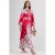 Bloemen Maxi Jurk met Knopen Sluiting