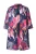 Ulla Popken Tussenjas  turquoise / donkerblauw / pink
