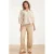 Smashed Lemon gebloemde blouse beige