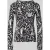 Marc Cain Shirt met lange mouwen met kattenmotief-print