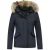 TheBrand Korte winterjas met bontkraag
