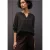 Split hals leo blouse