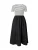 ABOUT YOU Jurk ‘Emina’  zwart / wit