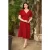 Topvintage exclusive ~ Irene overslag swing jurk in rood
