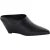Closed Wedge Mule Shoes Black