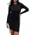 AllSaints Bethan Ls Dress Black