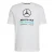 ADIDAS PERFORMANCE Functioneel shirt ‘Mercedes-AMG Petronas Formula 1 Team DNA’  turquoise / zwart / wit