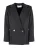 Silvian Heach jas Oversize Vrouw zwart