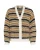 SAINT TROPEZ Gebreid vest ‘OlmaSZ’  navy / cappuccino / wit