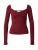 EDITED Shirt ‘Loana’  bourgogne
