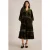 White Stuff Harley Velvet Dress Khaki Green