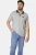 Charles Colby polo EARL BARTHOLOW Plus Size grijs