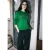 Street One Studio Dames Sweater Loose Fit in Groen