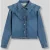 Tommy Hilfiger Regular fit jeansblouse van puur katoen met volants