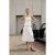 Strapless Blouse en Hoog-Waisted Midi Rok Set