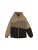 COLOR KIDS Winterjas ‘ COSki Jacket – Colorblock ‘  lichtbruin / oudroze / zwart