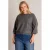 Yest Curve gebreide trui Plus Size – grijs