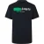 Palm Angels Heren T-shirt met Milano-logo in spray-print (Zwart, Groen)