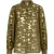 EsQualo Blouse Gathering Jacquard Olive