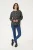 Overhemd met lang mouwen Regular fit Black/Chalk Print