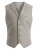 Ombre Bodywarmer  beige gemêleerd