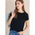Shirt met boothals in ajour look