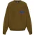 Dsquared2 Pocket Logo Militairgroene Sweatshirt