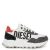 Diesel leren sneakers wit/grijs