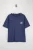 Trendyol Curve Dames Blauw Galaxy Kort Oversized Grote maten T-shirts